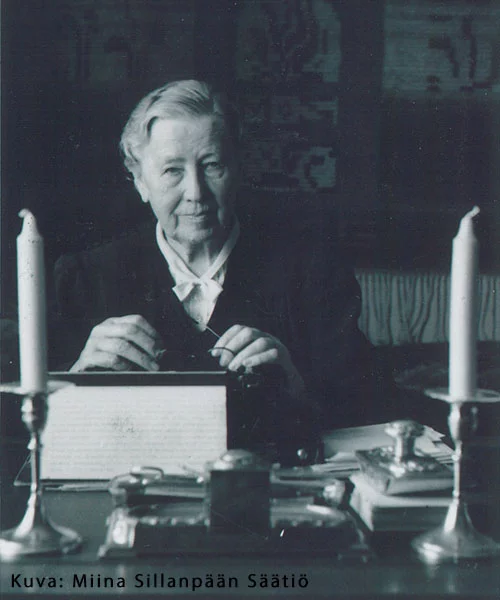 Miina Sillanpää ministerinä. Kuva: Miina Sillanpään Säätiö.