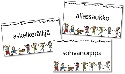 Askelkeräilijä / allassaukko / sohvanorppa.