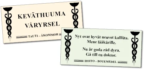 Keväthuuma - våryrsel.