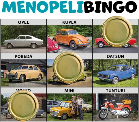 Menopelibingo: 9 nostalgista autonkuvaa.