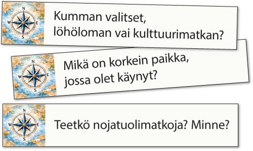 Kumman valitset, löhöloman vai kulttuurimatkan?