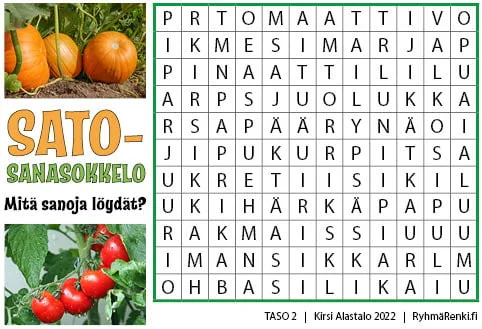 Satosanasokkelon kuva.