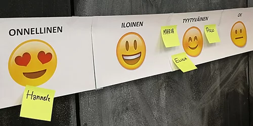 Fiilismittari seinällä