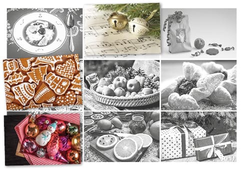 Jouluinen 3x3 kuvalotto.