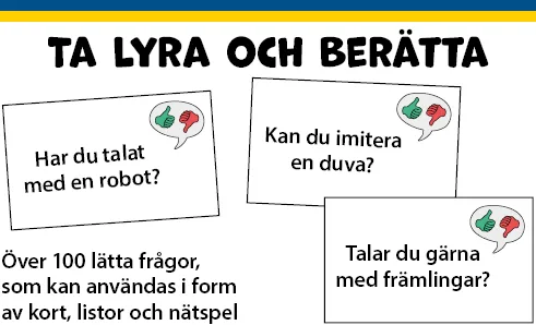 Ta lyra och berätta. Kan du imitera en duva?