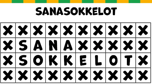 Sanasokkelot.